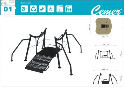 Люлка за деца със специфични нужди CA 104