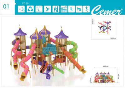 Комбинирано детско игрално съоръжение CD 30