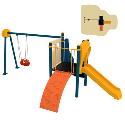 Комбинирано детско игрално съоръжение модел: CXS01-22