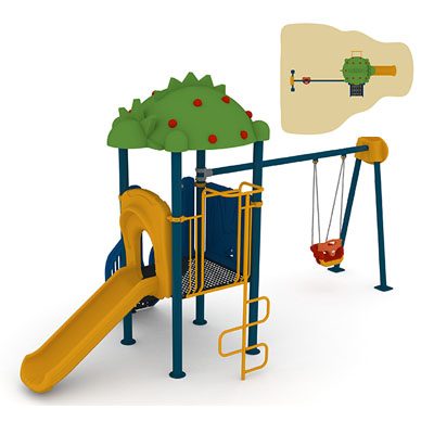 Комбинирано детско игрално съоръжение модел: CXS01-3