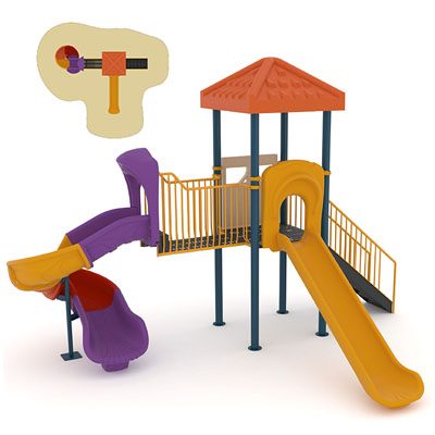 Комбинирано детско игрално съоръжение модел: CXS13