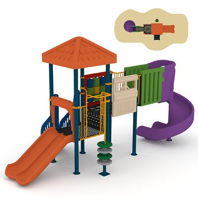 Комбинирано детско игрално съоръжение модел: CXS12